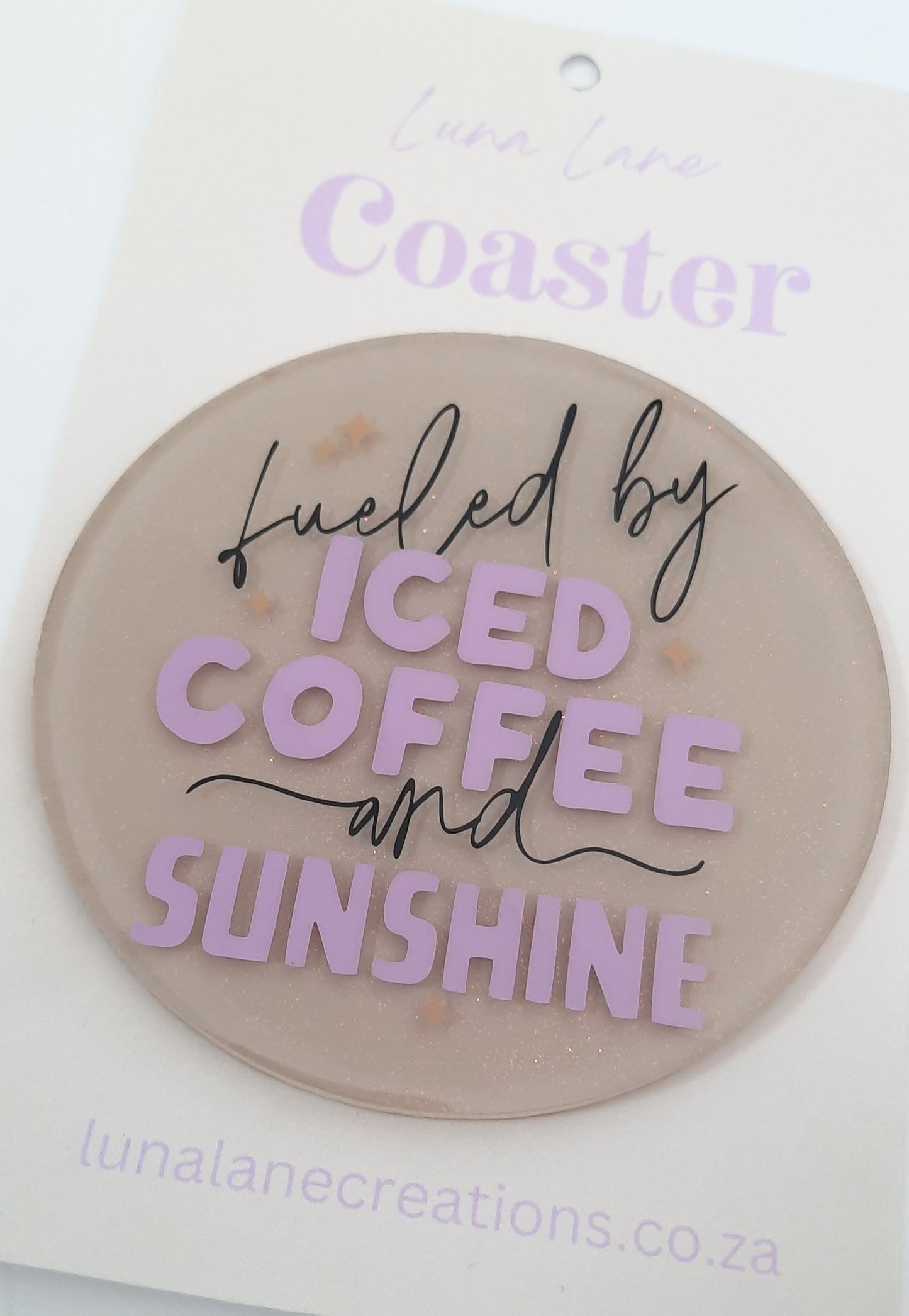 Fueled by Coffee Coaster